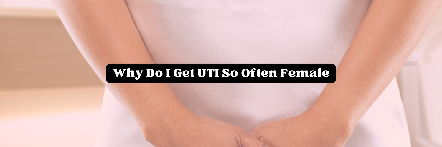 Why do I get UTI so often female – woman in white holding her lower abdomen in discomfort